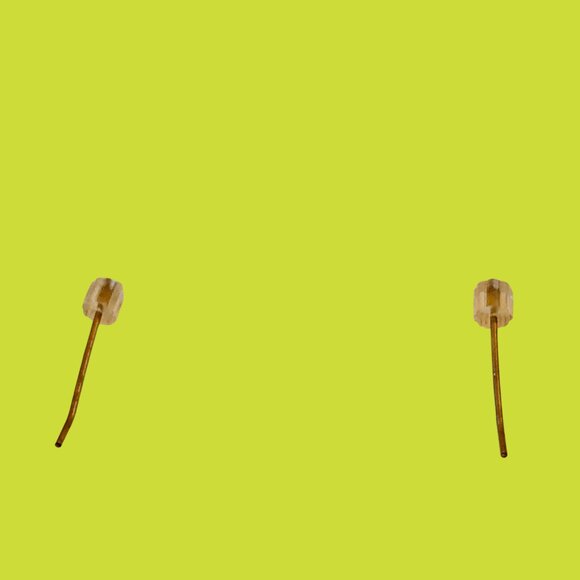 Lia Sophia Earrings Dangle Drop Hook Green Beads Copper Silvertone New in Box - Picture 5 of 10